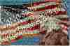 sticker: high-intensity-reflective-USA-eagle-waving-flag-4.5x3